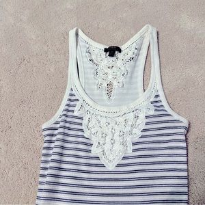 Polo Ralph Lauren Stripped Blue & White Tank